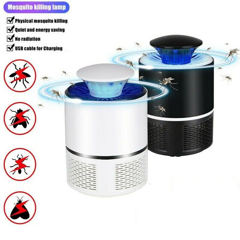 Electric UV Mosquito Killer Lamp Outdoor Indoor Fly Bug Insect Zapper Trap USB - SpanMarket
