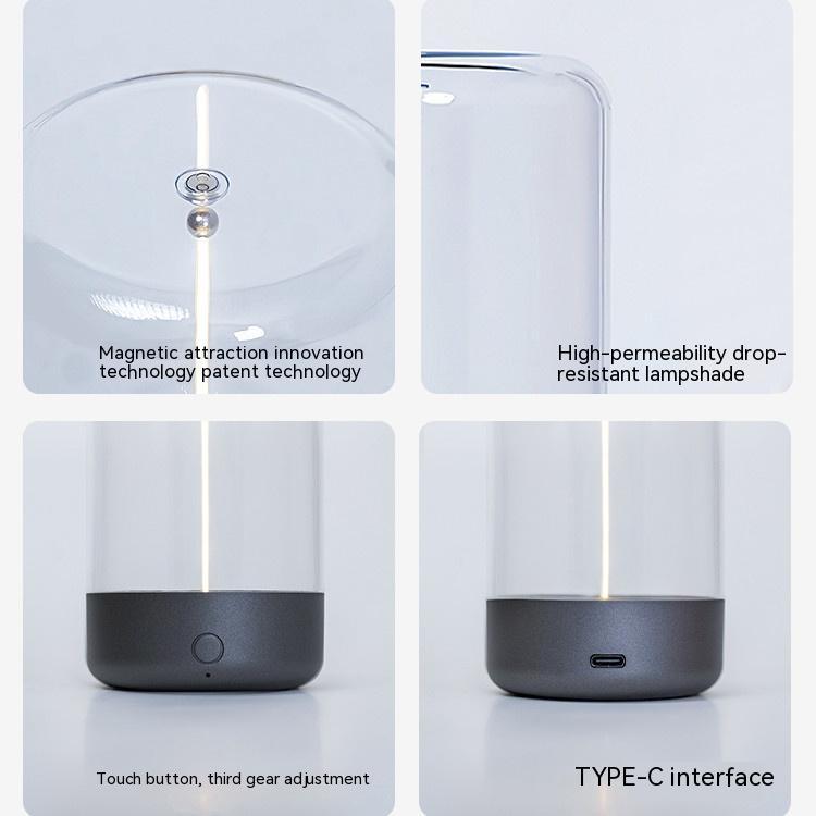 New LED Camping Light Type - c Rechargeable Portable Night Light With High Transparency And Anti Drop Creative Atmosphere Light - SpanMarket