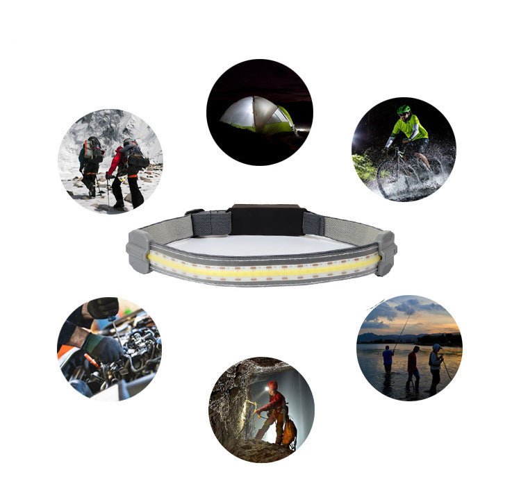 Portable Headlight USB Rechargeable 3 Lighting Modes Working Light - SpanMarket