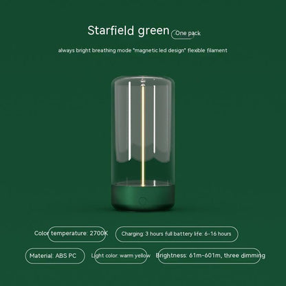 New LED Camping Light Type - c Rechargeable Portable Night Light With High Transparency And Anti Drop Creative Atmosphere Light - SpanMarket