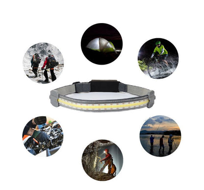 Portable Headlight USB Rechargeable 3 Lighting Modes Working Light - SpanMarket