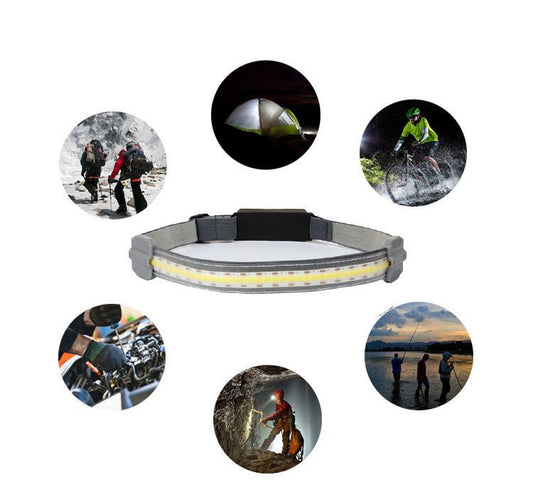 Portable Headlight USB Rechargeable 3 Lighting Modes Working Light - SpanMarket